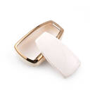 New Aftermarket Nano High Quality Cover For Baic Smart Remote Key 3 Buttons White Color BQ-A11J | Emirates Keys -| thumbnail