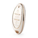 Nano High Quality Cover For Bestunt Remote Key 3 Buttons White Color BT-A11J