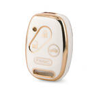 Funda Nano de alta calidad para llave remota Honda, 4 botones, Color blanco, HD-J11J4