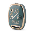 Нано-чехол высокого качества для дистанционного ключа Honda с 4 кнопками серого цвета HD-J11J4