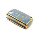 Nuova cover Aftermarket Nano di alta qualità per chiave remota Peugeot 2 pulsanti colore grigio PG-D11J2 | Chiavi degli Emirati -| thumbnail