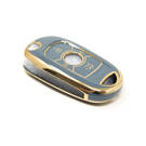 New Aftermarket Nano High Quality Cover For Buick Smart Remote Key 4 Buttons Gray Color BK-B11J | Emirates Keys -| thumbnail