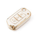 Nouvelle couverture Nano de haute qualité pour clé télécommande intelligente Trumpchi, 3 boutons, couleur blanche, CQ-D11J | Clés des Émirats -| thumbnail