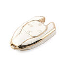 Nouvelle couverture Nano de haute qualité pour clé télécommande intelligente Trumpchi, 4 boutons, couleur blanche, CQ-E11J | Clés des Émirats -| thumbnail