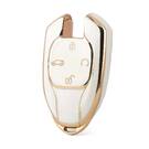 Nano – housse de haute qualité pour clé télécommande intelligente Trumpchi, 4 boutons, couleur blanche, CQ-E11J