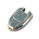 Nouvelle couverture Nano de haute qualité pour clé télécommande intelligente Trumpchi, 4 boutons, couleur grise, CQ-E11J | Clés des Émirats -| thumbnail