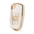 Nano couvercle de haute qualité pour clé télécommande Dongfeng, 2 boutons, couleur blanche, DF-C11J