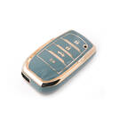 Nueva cubierta Nano de alta calidad del mercado de accesorios para llave remota Toyota 4 botones Color gris TYT-A11J4H | Cayos de los Emiratos -| thumbnail