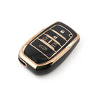 Nueva cubierta Nano de alta calidad del mercado de accesorios para llave remota Toyota 5 botones Color gris TYT-A11J5H | Cayos de los Emiratos -| thumbnail