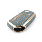 Nueva cubierta Nano de alta calidad del mercado de accesorios para llave remota abatible de Toyota 3 botones Color gris TYT-C11J3 | Cayos de los Emiratos -| thumbnail