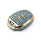 Новый Высококачественный Чехол Aftermarket Nano Для Дистанционного Ключа Toyota с 4 Кнопками Серого Цвета TYT-E11J4 | Ключи Эмирейтс -| thumbnail