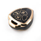 Nueva cubierta Nano de alta calidad del mercado de accesorios para llave remota Toyota 3 botones Color negro TYT-K11J3B | Cayos de los Emiratos -| thumbnail