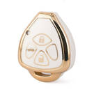 Funda Nano de alta calidad para llave remota de Toyota, 3 botones, Color blanco, TYT-K11J3B