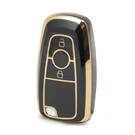 Capa Nano de alta qualidade para chave remota Ford 2 botões cor preta Ford-B11J2