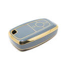 Nova capa de reposição nano de alta qualidade para chave remota ford 2 botões cor cinza Ford-B11J2 | Chaves dos Emirados -| thumbnail