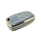 Novo aftermarket nano capa de alta qualidade para chave remota ford 3 botões cor cinza Ford-B11J3 | Chaves dos Emirados -| thumbnail