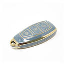 Novo aftermarket nano capa de alta qualidade para chave remota ford 3 botões cor cinza Ford-D11J | Chaves dos Emirados -| thumbnail