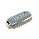 Novo aftermarket nano capa de alta qualidade para chave remota ford 3 botões cor cinza Ford-H11J | Chaves dos Emirados -| thumbnail