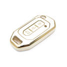 Novo aftermarket nano capa de alta qualidade para ford flip remoto chave 3 botões cor branca Ford-I11J | Chaves dos Emirados -| thumbnail