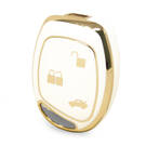 Capa Nano de alta qualidade para chave remota Ford 3 botões cor branca Ford-L11J