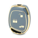 Capa Nano de alta qualidade para chave remota Ford 3 botões cor cinza Ford-L11J