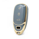 Nano – housse de haute qualité pour clé télécommande LiXiang, 3 boutons, couleur grise, LI-A11J