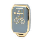 غطاء نانو عالي الجودة لمفتاح ريموت سوزوكي 4 ازرار لون رمادي SZK-B11J