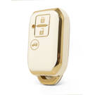 Nano High Quality Cover For Suzuki Remote Key 3 Buttons White Color SZK-C11J3