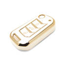 Nouveau couvercle Nano de haute qualité pour clé télécommande Mahindra, 3 boutons, couleur blanche, MHD-A11J | Clés des Émirats -| thumbnail