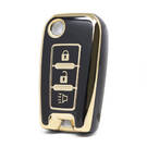 Nano – couvercle de haute qualité pour clé télécommande Venucia, 3 boutons, couleur noire, VNC-C11J