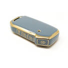 Новый высококачественный чехол Nano Aftermarket для Kia 2018-2022 Дистанционный ключ с 4 кнопками серого цвета KIA-C11J4A | Ключи Эмирейтс -| thumbnail