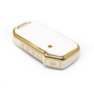 Новый Высококачественный Чехол Послепродажного Нано Для Дистанционного Ключа Kia 4 Кнопки Белый Цвет KIA-C11J4B | Ключи Эмирейтс -| thumbnail