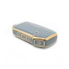 Новый Высококачественный Чехол Послепродажного Нано Для Дистанционного Ключа Kia 4 Кнопки Серого Цвета KIA-C11J4B | Ключи Эмирейтс -| thumbnail