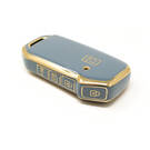 Новый высококачественный чехол Nano Aftermarket для Kia 2018-2022 с дистанционным ключом 4 + 1 кнопки серого цвета KIA-C11J5 | Ключи Эмирейтс -| thumbnail