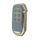 Нано-чехол высокого качества для дистанционного ключа Kia 7 кнопок серого цвета KIA-H11J7