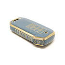 Новый Высококачественный Чехол Послепродажного Нано Для Дистанционного Ключа Kia 9 Кнопок Серого Цвета KIA-I11J9 | Ключи Эмирейтс -| thumbnail