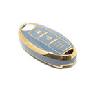 Nuova copertura aftermarket Nano di alta qualità per chiave remota Nissan 2 pulsanti colore grigio NS-A11J3C | Chiavi degli Emirati -| thumbnail