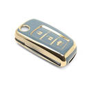 Nuova cover aftermarket Nano di alta qualità per chiave remota Nissan Flip 3 pulsanti colore grigio NS-B11J3 | Chiavi degli Emirati -| thumbnail