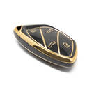 Nouveau couvercle Nano de haute qualité pour clé télécommande Roewe, 4 boutons, couleur noire, RW-D11J | Clés des Émirats -| thumbnail