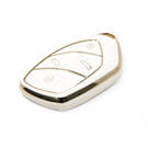 New Aftermarket Nano High Quality Cover For Roewe Remote Key 4 Buttons White Color RW-D11J | Emirates Keys -| thumbnail
