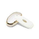 New Aftermarket Nano High Quality Cover For Hyundai Remote Key 4 Buttons White Color HY-D11J4A | Emirates Keys -| thumbnail