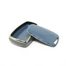 New Aftermarket Nano High Quality Cover For Hyundai Remote Key 4 Buttons Gray Color HY-J11J | Emirates Keys -| thumbnail