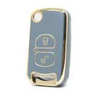 Nano – couvercle de haute qualité pour clé télécommande FAW, 2 boutons, couleur grise, FAW-A11J