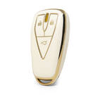 Nano – couvercle de haute qualité pour clé télécommande Changan, 3 boutons, couleur blanche, CA-C11J3