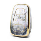 Nano couvercle en marbre de haute qualité pour clé télécommande TATA, 4 boutons, couleur blanche, TATA-A12J