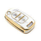 Nouveau couvercle en marbre Nano de haute qualité pour clé télécommande Baojun, 3 boutons, couleur blanche, BJ-B12J | Clés des Émirats -| thumbnail