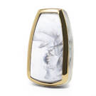 Couvercle en marbre Nano pour clé télécommande BAIC 4 boutons blanc BQ-A12J | MK3 -| thumbnail