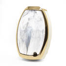 Нано-мраморный чехол для дистанционного ключа Benz 4B, белый Benz-A12J | МК3 -| thumbnail