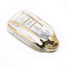 Couvercle en marbre Nano de haute qualité pour clé télécommande Dongfeng, 3 boutons, couleur blanche, DF-D12J | Clés des Émirats -| thumbnail