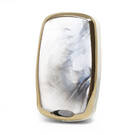 Couvercle en marbre Nano pour clé télécommande Dongfeng 3B blanc DF-F12J | MK3 -| thumbnail